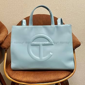 TELFAR ミントグリーン ショルダーバッグ miniministore ショルダーバッグ ファーチャーム付き通勤